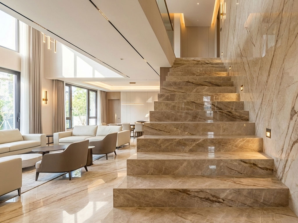 Indoor Stone Stairs